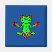 Zen Tree Frog Magnet (Vorne)