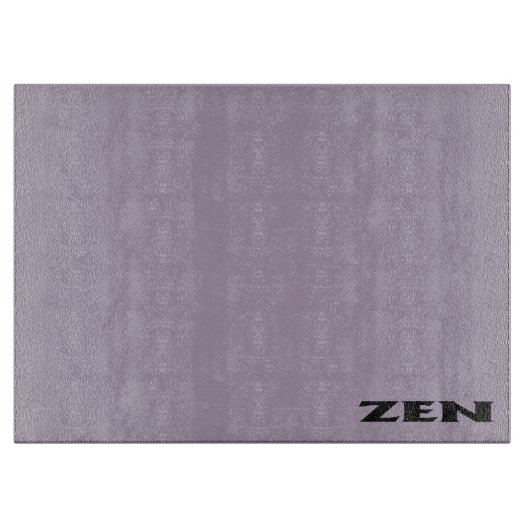 Zen-Trennwand aus schwarzgrauem Glas Schneidebrett (Vorderseite)