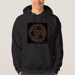Zen Tri Arrows 2 (rot und grau) Hoodie