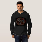 Zen Tri Arrows 2 (rot und grau) Hoodie (Vorne ganz)