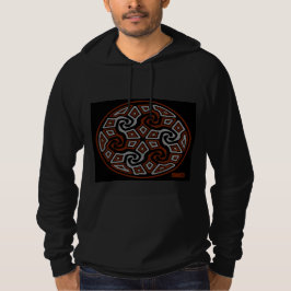 Zen Tri Arrows 2 (rot und grau) Hoodie