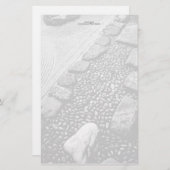 Zen u. abstraktes personalisiertes Briefpapier (Vorne/Hinten)