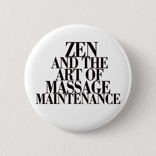 ZEN u. die Kunst der MASSAGE Button (Vorderseite)