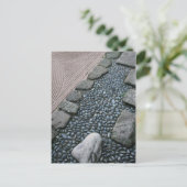 Zen und Abstrakt Garden Postkarte (Stehend Vorderseite)
