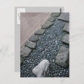 Zen und Abstrakt Garden Postkarte (Vorne/Hinten)