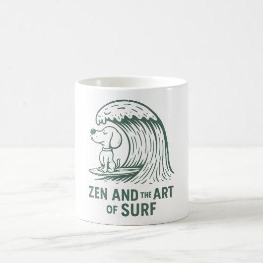Zen und die Kunst des Surfs Kaffeetasse (Mittel)