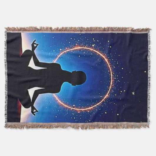 Zen Under Stars: Cosmic Meditation Decke (Vorderseite)