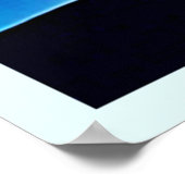 Zen Under Stars: Cosmic Meditation Poster (Ecke)