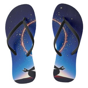 Zen unter Sternen: Kosmische Meditation Badesandalen