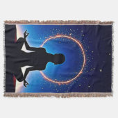 Zen unter Sternen: Kosmische Meditation Decke (Vorderseite)
