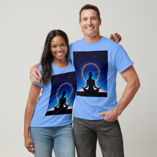 Zen unter Sternen: Kosmische Meditation T-Shirt