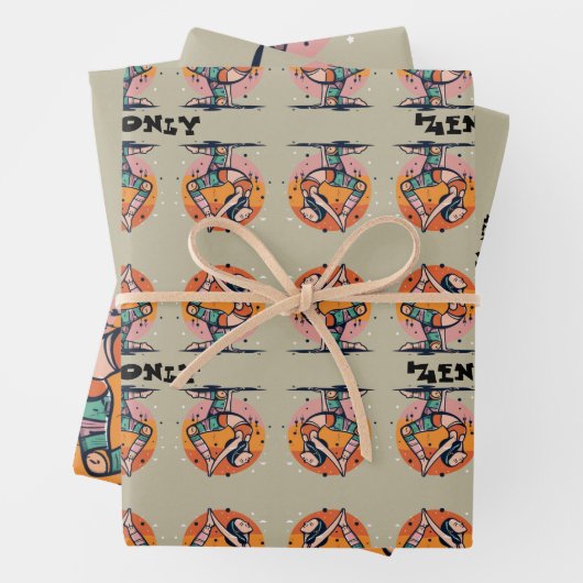 Zen Vibes Nur Geschenkpapier Set (Beispiel)