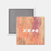 Zen-Viereckmagnet Magnet (Vorderseite/Rückseite)