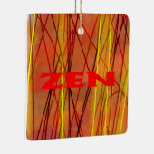 Zen-Vierkant-Keramik Keramikornament (Rechts)