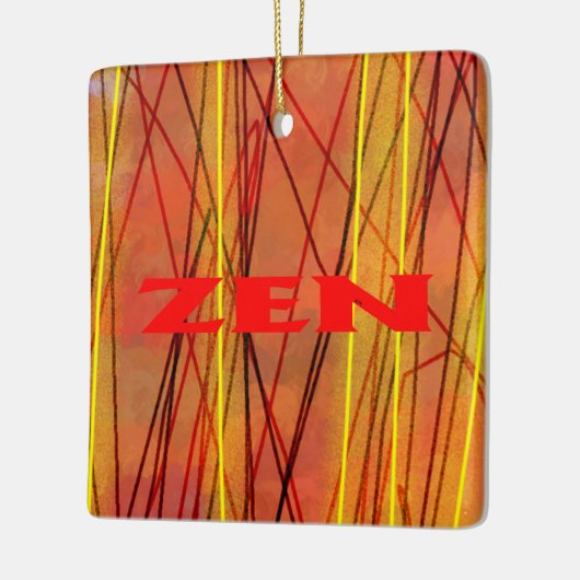 Zen-Vierkant-Keramik Keramikornament (Links)