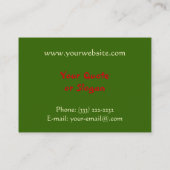 Zen Visitenkarte (Rückseite)