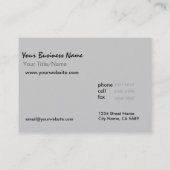 Zen-Wachstum Visitenkarte (Rückseite)