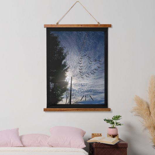 ZEN WANDTEPPICH MIT HOLZRAHMEN (Schlafzimmer)