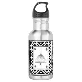 Zen-Wasserflasche Edelstahlflasche (Vorderseite)