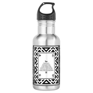 Zen-Wasserflasche Edelstahlflasche