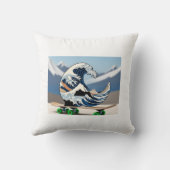 Zen Wave with Mountain Kissen (Rückseite)