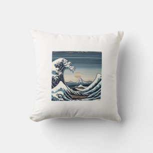 Zen Wave with Mountain Kissen