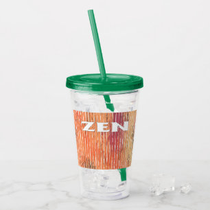 Zen-Weiß-Plexiglas Acryltrinkbecher
