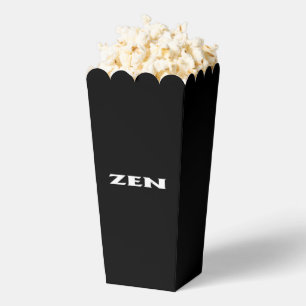 Zen-weiße Popcornboxen Geschenkschachtel