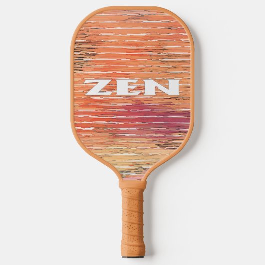 Zen-weiße Schildkröten als Paddel Pickleball Schläger (Vorderseite)