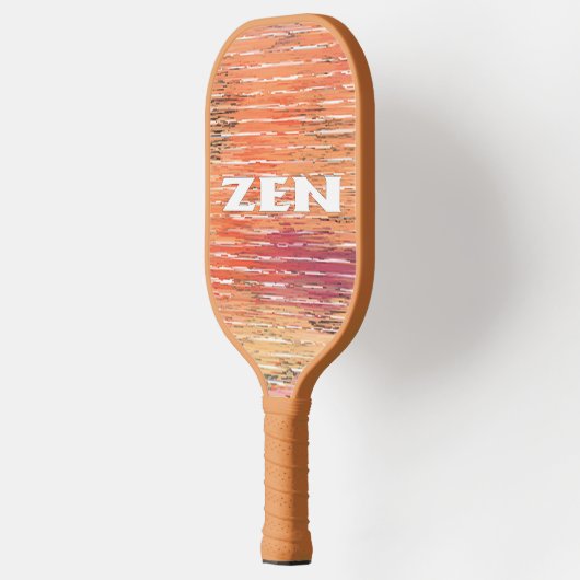 Zen-weiße Schildkröten als Paddel Pickleball Schläger (Links)