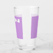 Zen-weißer Lila-Glas-Tumbler Glas (Links)