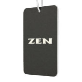 Zen-Weißkarosse Autolufterfrischer (Links)