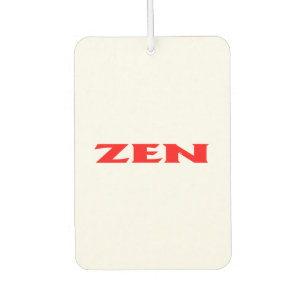 Zen-Weißkarosserie Autolufterfrischer