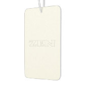 Zen-Weißkarosserie Autolufterfrischer (Links)