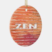 Zen-Weißreeds rund um die Keramik Ornament (Rechts)