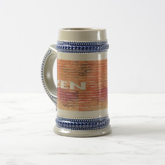Zen-Weißrochen Bierglas (Vorderseite Links)
