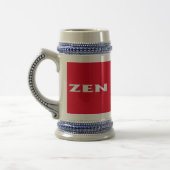 Zen-Weißrostein Bierglas (Links)