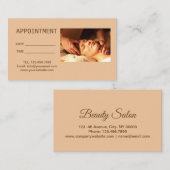 Zen-WELLNESS-CENTER Akupressur Massage Therapie Er Terminkarte (Vorne/Hinten)