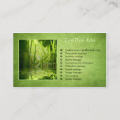 Zen-Wellness-Center oder Visitenkarte (Rückseite)