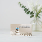 Zen WELLNESS-CENTER Salon Aromatherapie Massage Th Visitenkarte (Stehend Vorderseite)