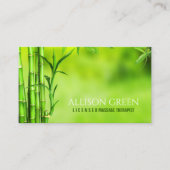 Zen WELLNESS-CENTER Salon Aromatherapie Massagethe Visitenkarte (Vorderseite)