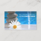 Zen WELLNESS-CENTER Salon Aromatherapie Massagethe Visitenkarte (Vorderseite)