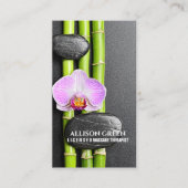 Zen WELLNESS-CENTER Schönheitssalon Aromatherapie  Visitenkarte (Vorderseite)