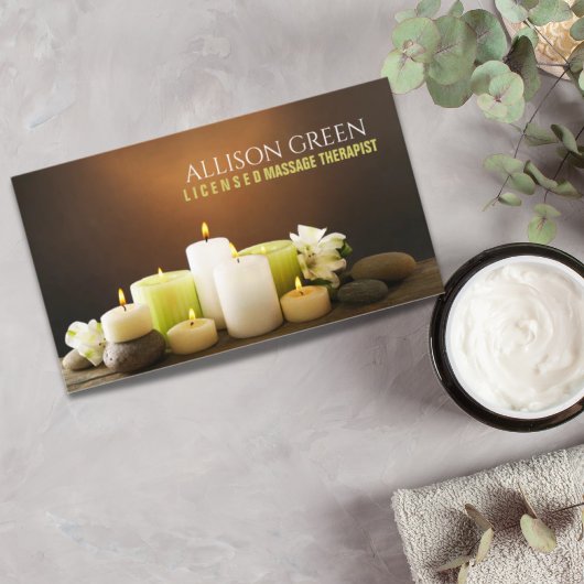 Zen WELLNESS-CENTER Schönheitssalon Aromatherapie Visitenkarte