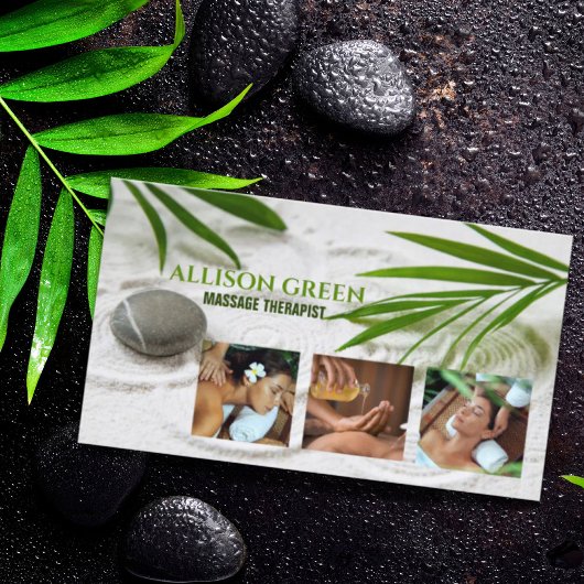 Zen WELLNESS-CENTER Schönheitssalon Aromatherapie  Visitenkarte