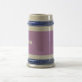 Zen white lilac stein bierglas (Mittel)