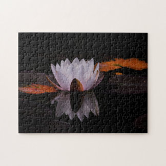 Zen White Lotus Blume Puzzle