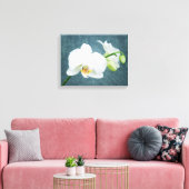 Zen White Orchid Leinwanddruck (Insitu (Wohnzimmer))