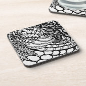 Zen-Winkelmuster Getränkeuntersetzer (Linke Seite)