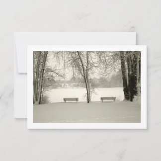 Zen Winter Bches UAWG RSVP Karte